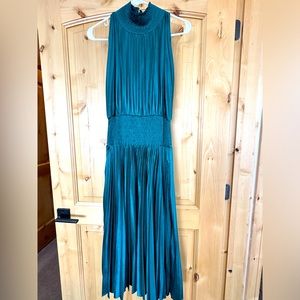 Emerald green dress